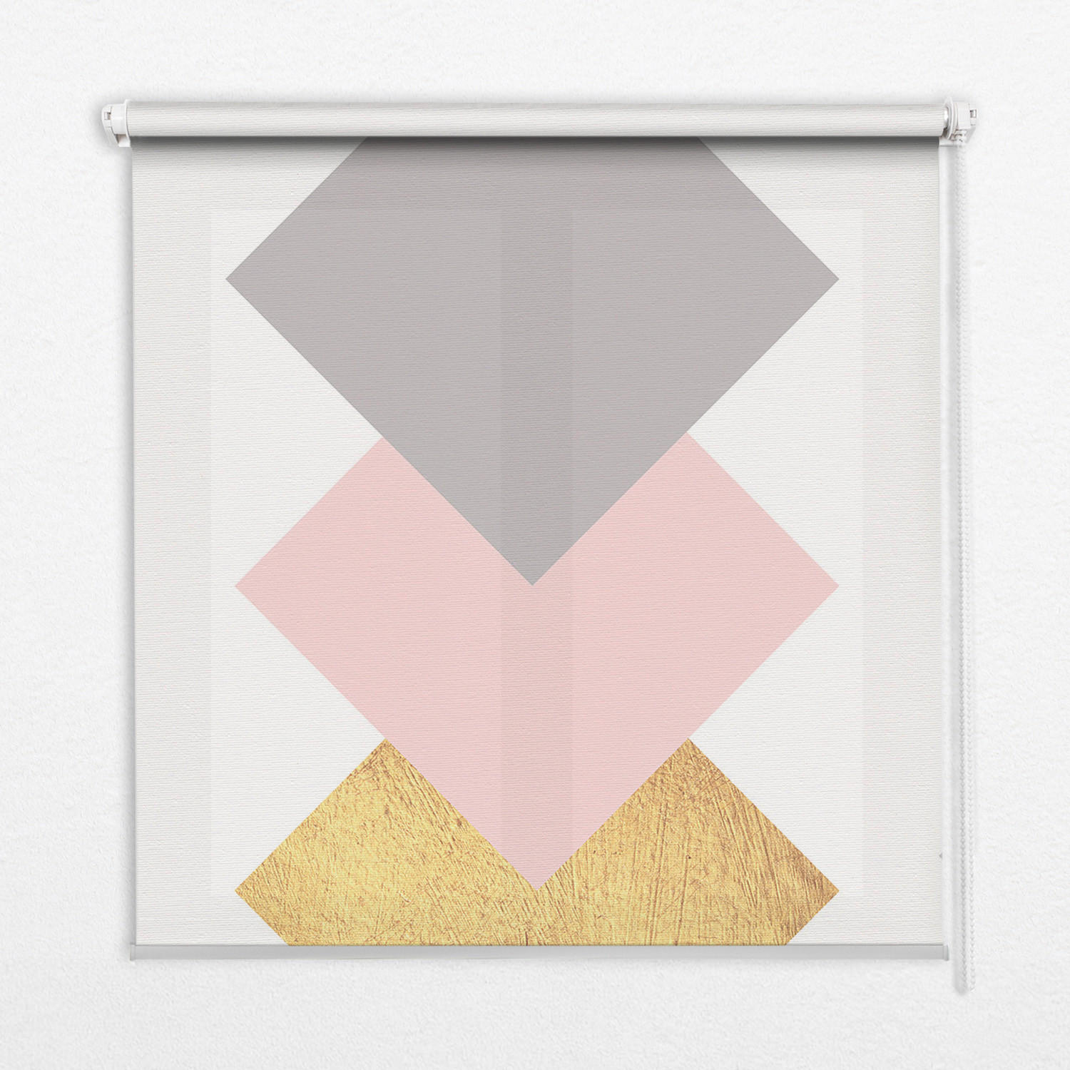 TULUP VNITŘNÍ roleta - okenní roleta - roleta - 100x180 cm - Překrývající se čtverce