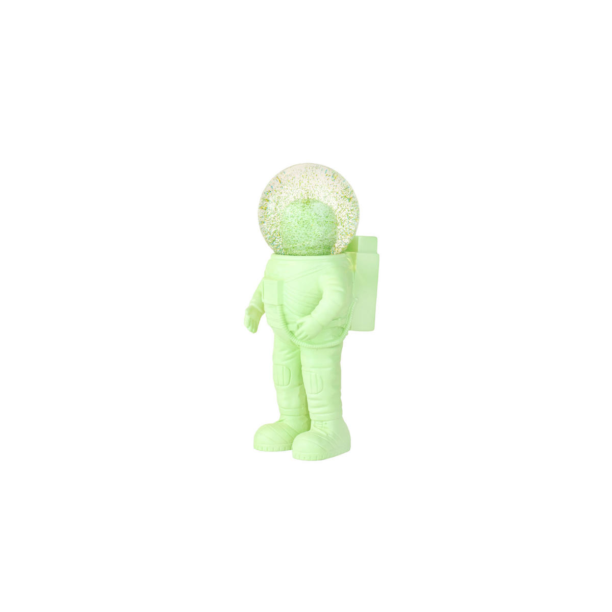 SCHNEEKUGEL Summerglobe The Astronauts Small, Glas / Polyresin, Grün, 13 cm - Grün, Glas (6/13/5cm) - Donkey Products