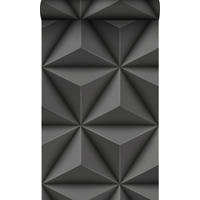 TAPETE 3D-Muster 53 cm x 10.05 m - Grau, Papier (53/1000cm) - Origin Wallcoverings
