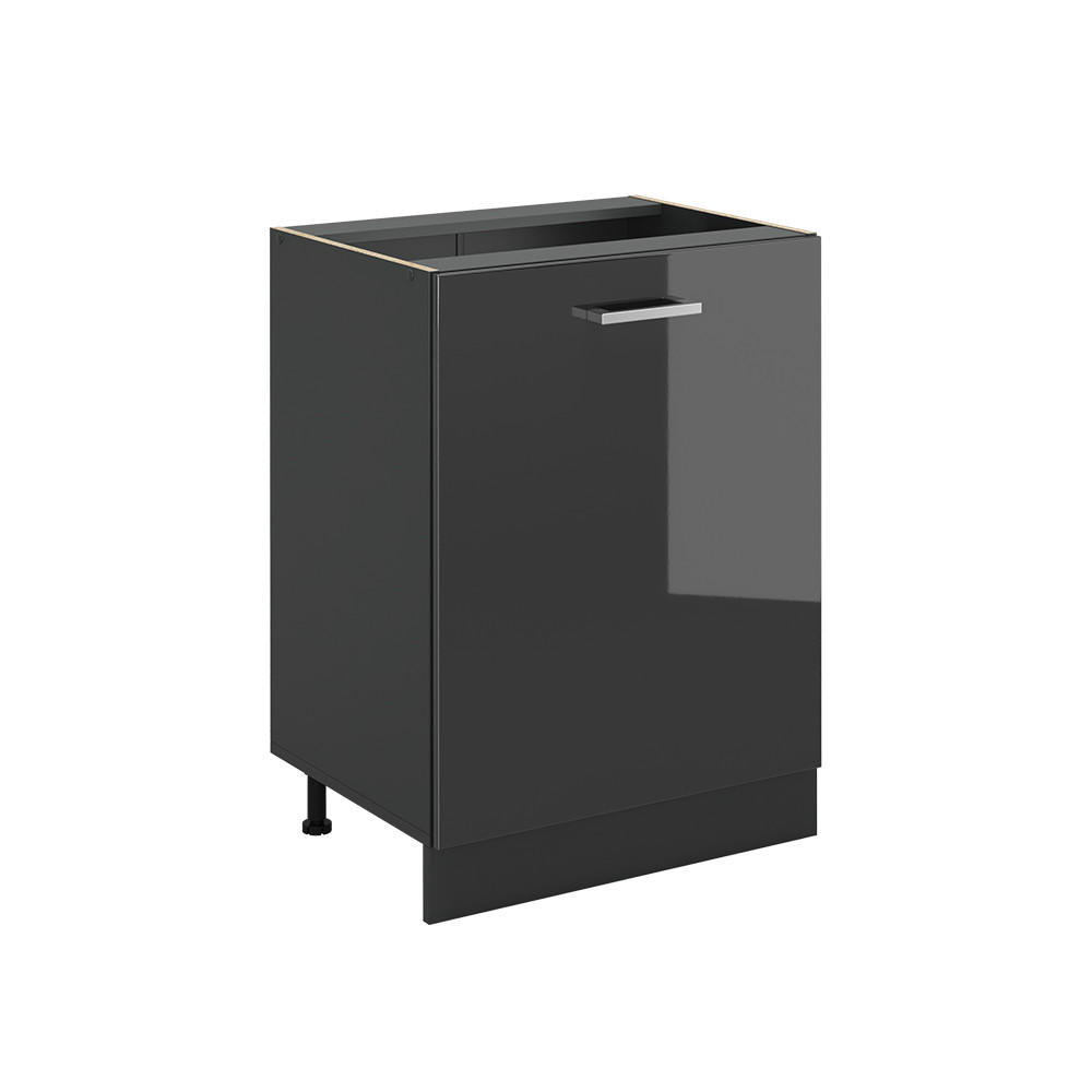 Vicco Küchenunterschrank Anthrazit, Anthrazit 60x81.6x46 cm