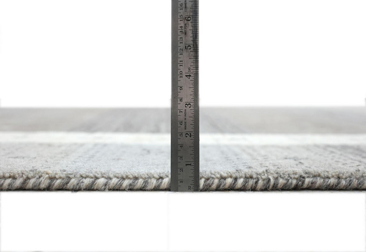 HANDWEBTEPPICH Memu 250x350 cm - Silberfarben, Textil (250/350cm) - THEKO