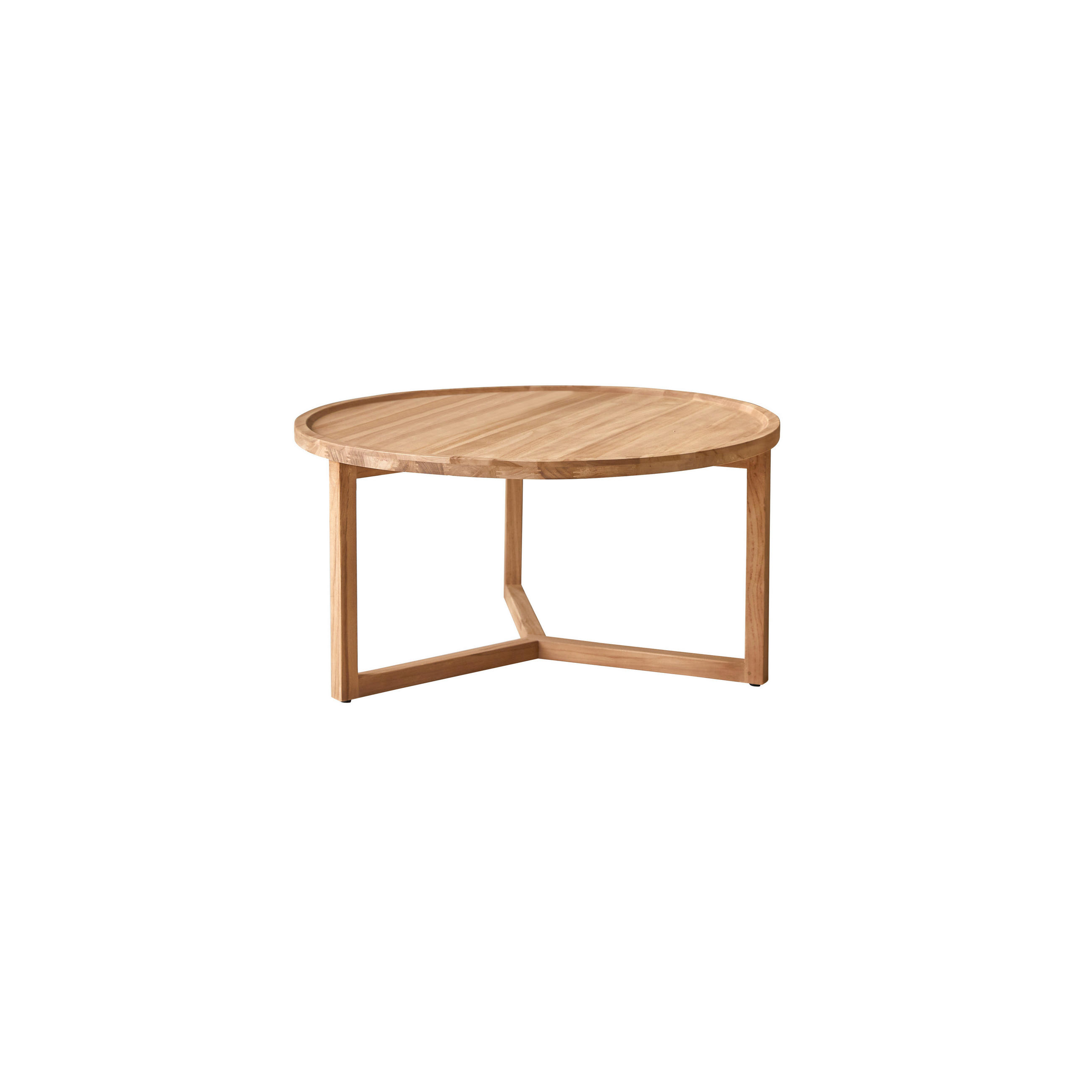 COUCHTISCH Ana Natur aus Teak - Naturfarben, Holz (90/90/45cm) - Tikamoon