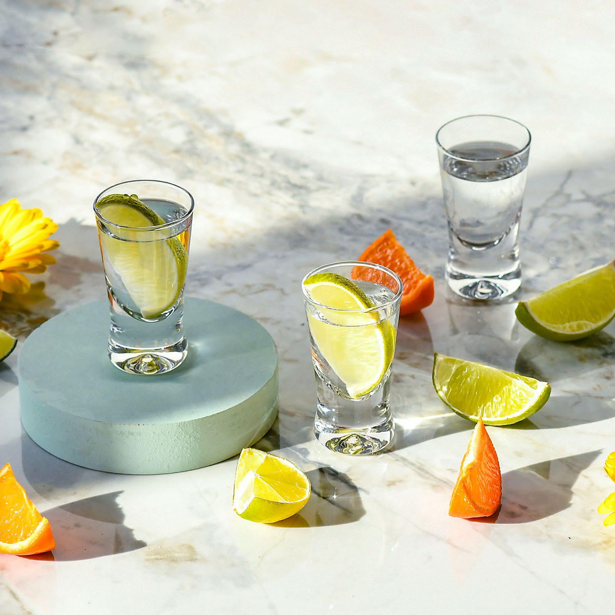 SCHNAPSGLÄSER X-Line, 6er-Set, 25 ml - Transparent, Glas (0.02L) - Krosno Glass