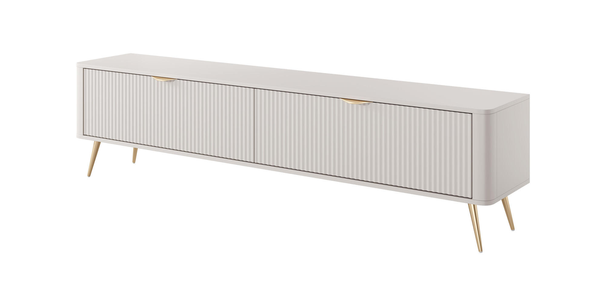 Furnlux Tv-Lowboard Weiß 200x51x38 cm