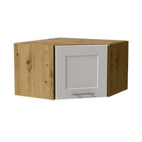 ECKHÄNGESCHRANK Oslo W10/60/36 Eiche Artisan / Weiß Matt 60 / 60 / 36cm - Eiche Artisan/Weiß, Holz/Holzwerkstoff (60/36/60cm) - Feldmann-Wohnen