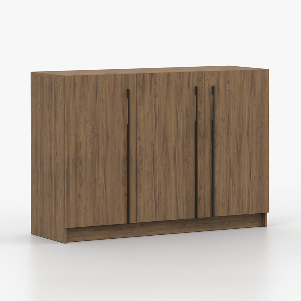 imoebel24 Kommode Nussbaum 134x94x43 cm