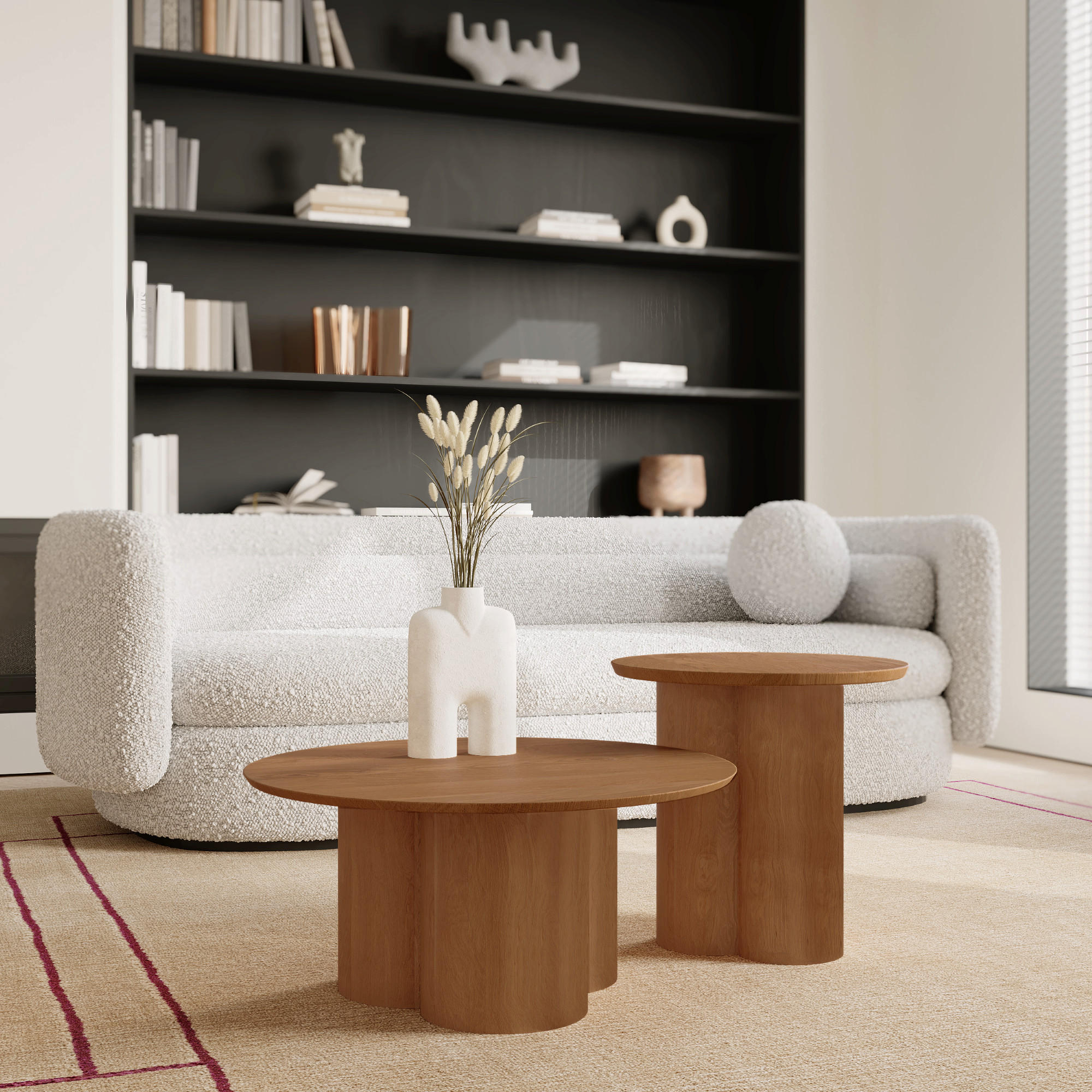 COUCHTISCH Sperrholz Nussbaum 45cm - Braun, Holz (45/45/45cm) - Sia Home