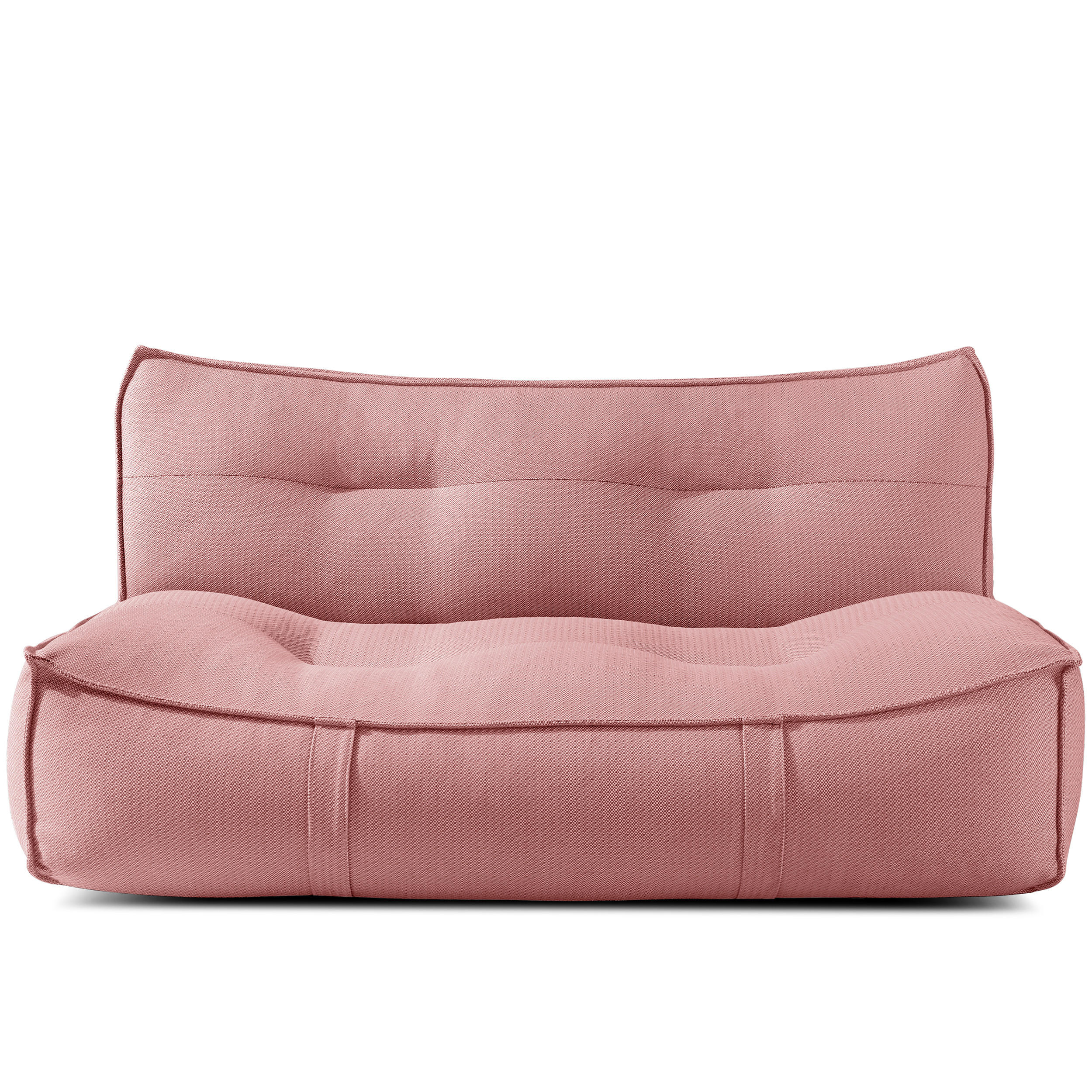 GARTENSOFA LOVIA Lounge, Rot/Weiß - Rot, Textil (177/82/106cm) - KONSIMO®
