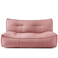 GARTENSOFA LOVIA Lounge, Rot/Weiß - Rot, Textil (177/82/106cm) - KONSIMO®