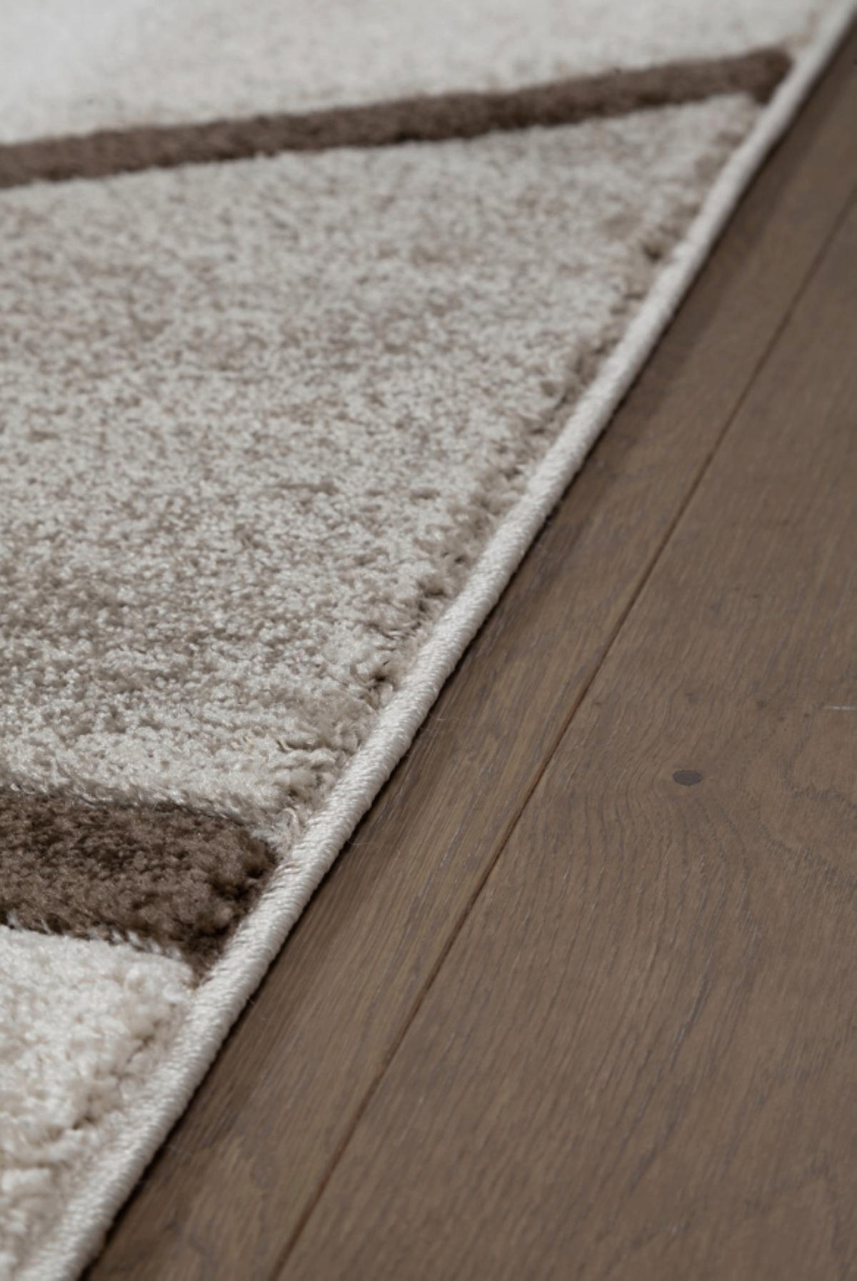 TEPPICH modern Flachgewebe TEMPO Beige 120 x 170 cm - Beige, Textil (120/170cm) - Novatrend