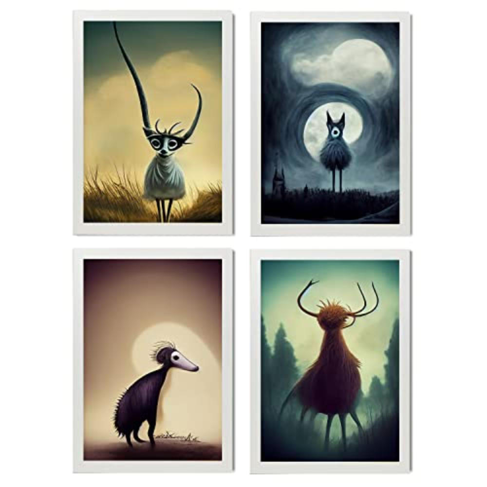 Nacnic Poster Weiß 29.7x3 cm