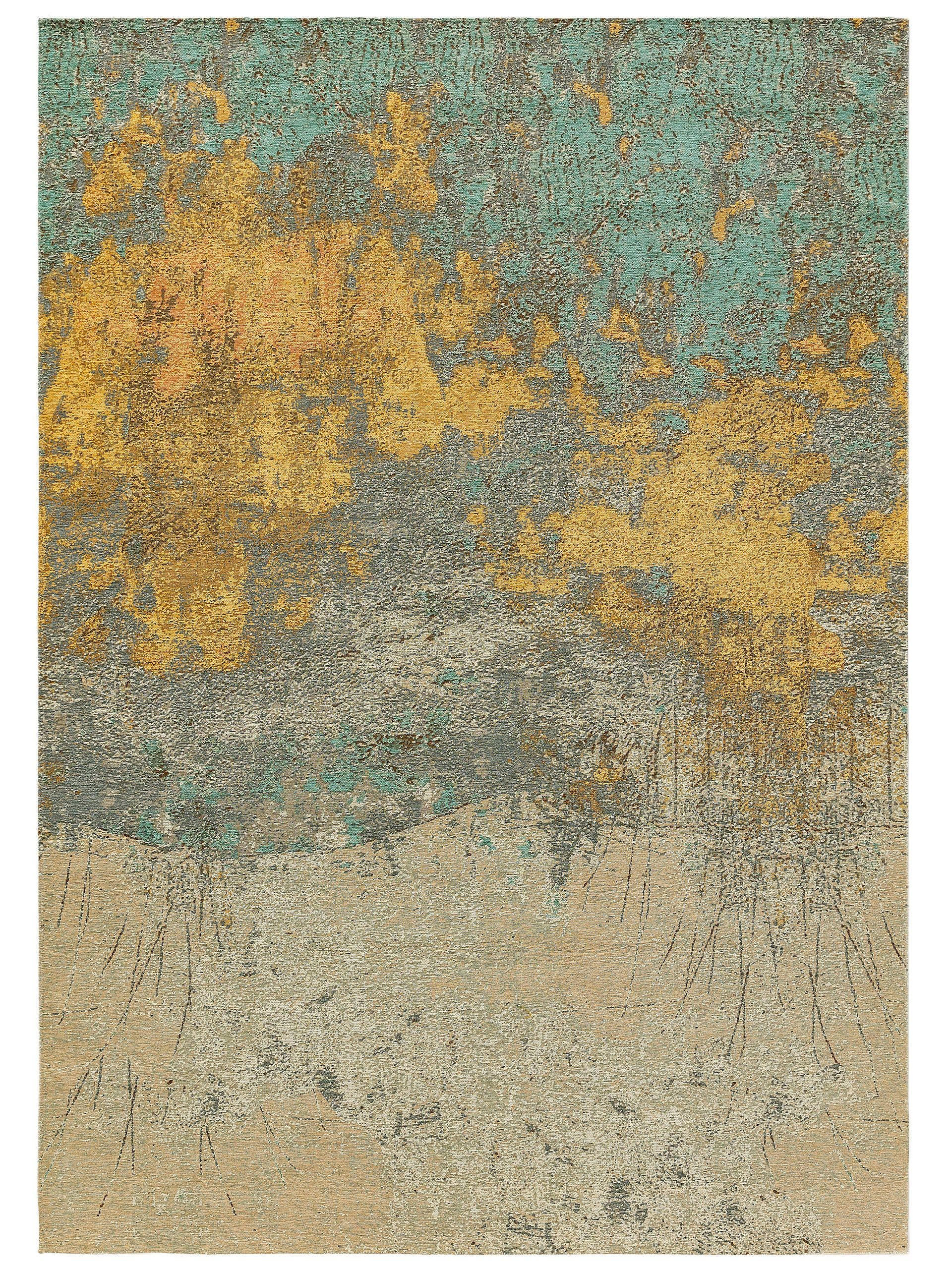 FLACHGEWEBETEPPICH Frencie Beige/Blau 240x340 cm - Beige, Textil (240/340cm) - benuta Nest
