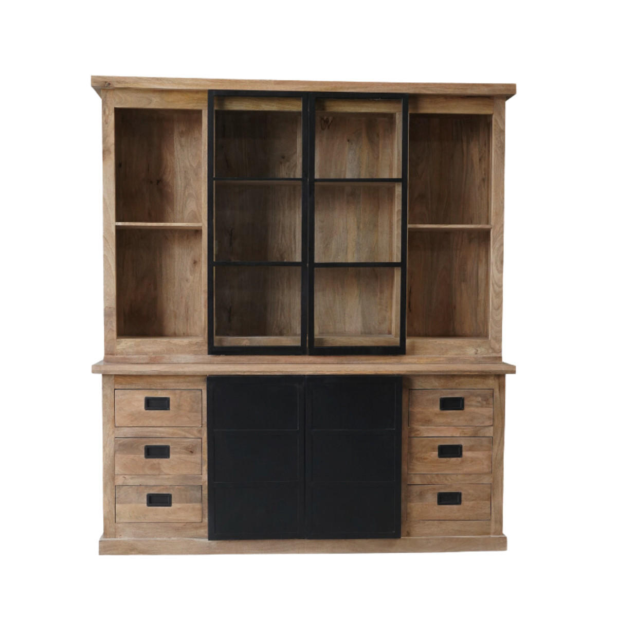 VITRINE Nashville Braun 45/200/220 cm - Braun, Holz (200/220/45cm) - Starfurn