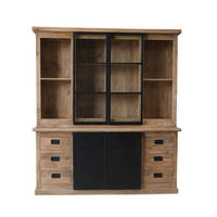 VITRINE Nashville Braun 45/200/220 cm - Braun, Holz (200/220/45cm) - Starfurn