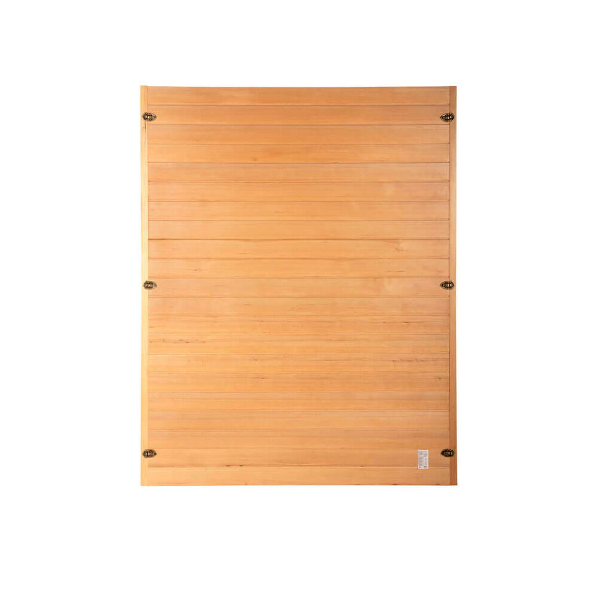 INFRAROTKABINE REDSUN DELUXE L - 153 x 110 cm für 3 Personen - Braun, Holz (153/190/110cm) - Home Deluxe