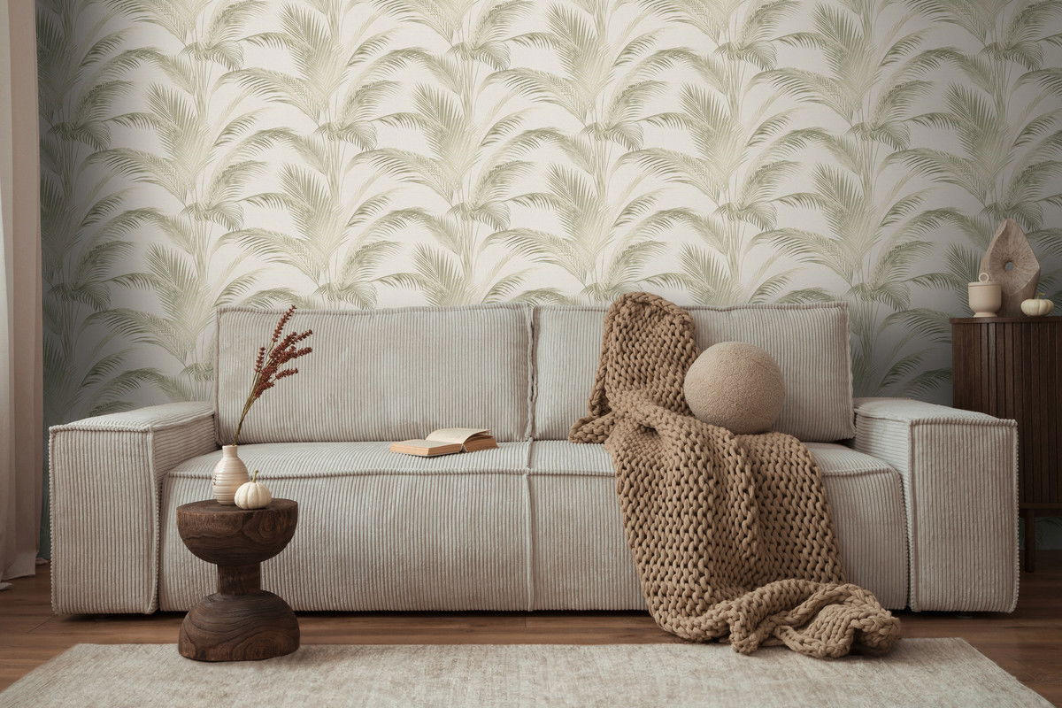 VLIESTAPETE Grün 53/1005 cm - Grün, Textil (53/1cm) - KUNSTLOFT
