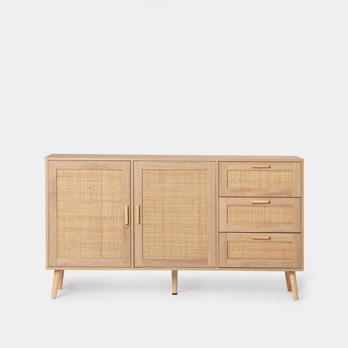 ANRICHTE NIEDRIGE Tahiti Natürlich 148 cm x 79 cm - Naturfarben, Holzwerkstoff (148/79/40cm) - Klast Home