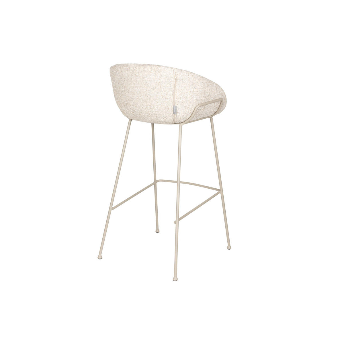 BARHOCKER Feston Rückenlehne 76 cm Beige - 2 er Set - Beige, Kunststoff (54.5/98.5/53cm) - Zuiver