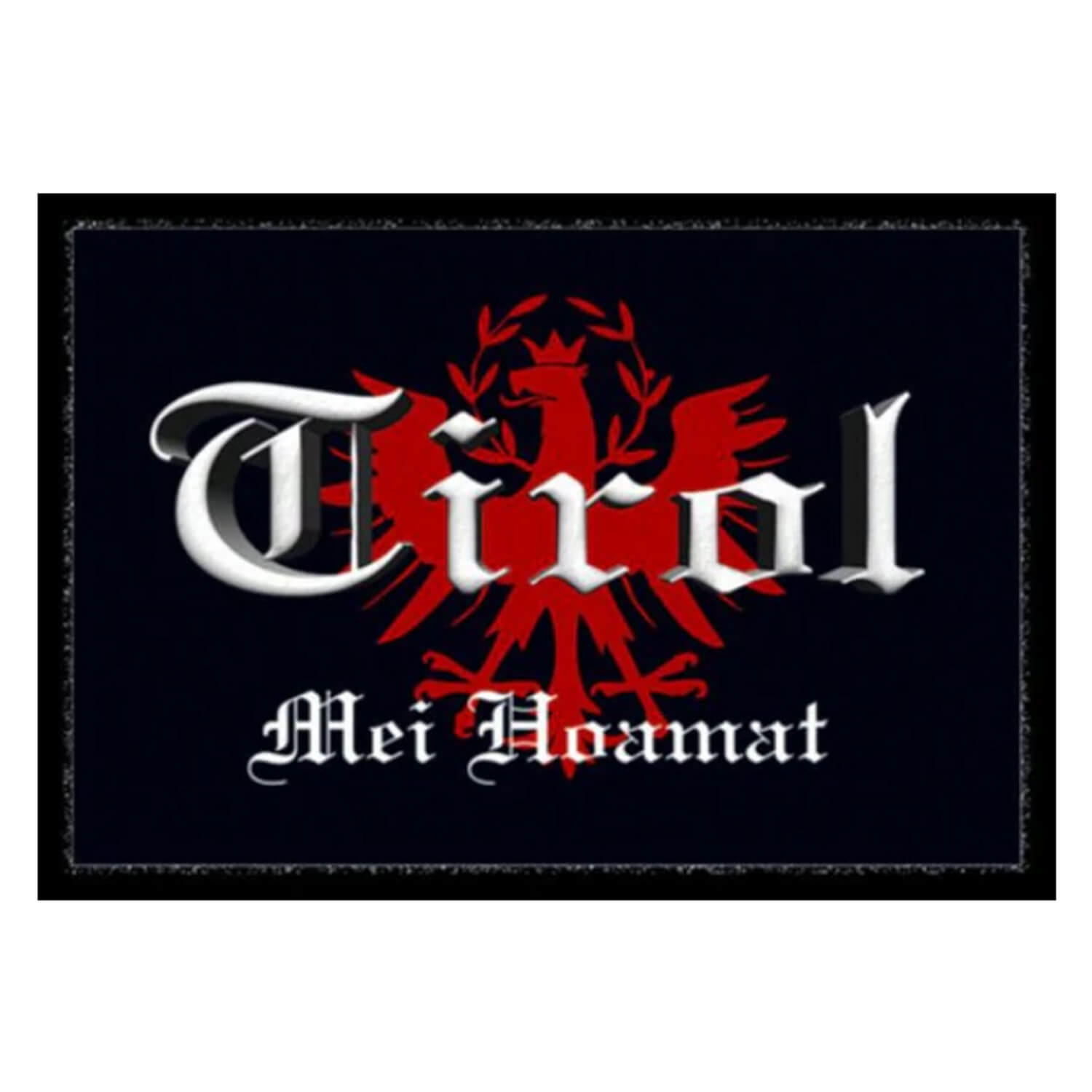 FUSSMATTE FÜR INNEN & AUßEN TIROL - Schwarz, Textil (50/70cm) - WohnDirect