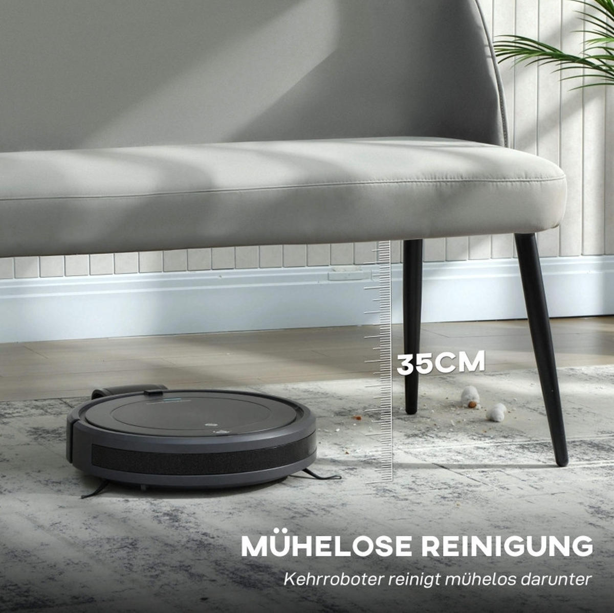 2-SITZER-SOFA mit Metall- & Holzrahmen 127/63/84,5 cm Grau - Grau, Metall (63/84.5/127cm) - Redom