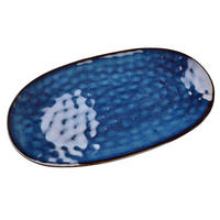 SERVIERPLATTE Basic Nature Dunkelblau 40,5x23x3 cm Keramik - Dunkelblau, Keramik (23/3/40.5cm) - Mondex