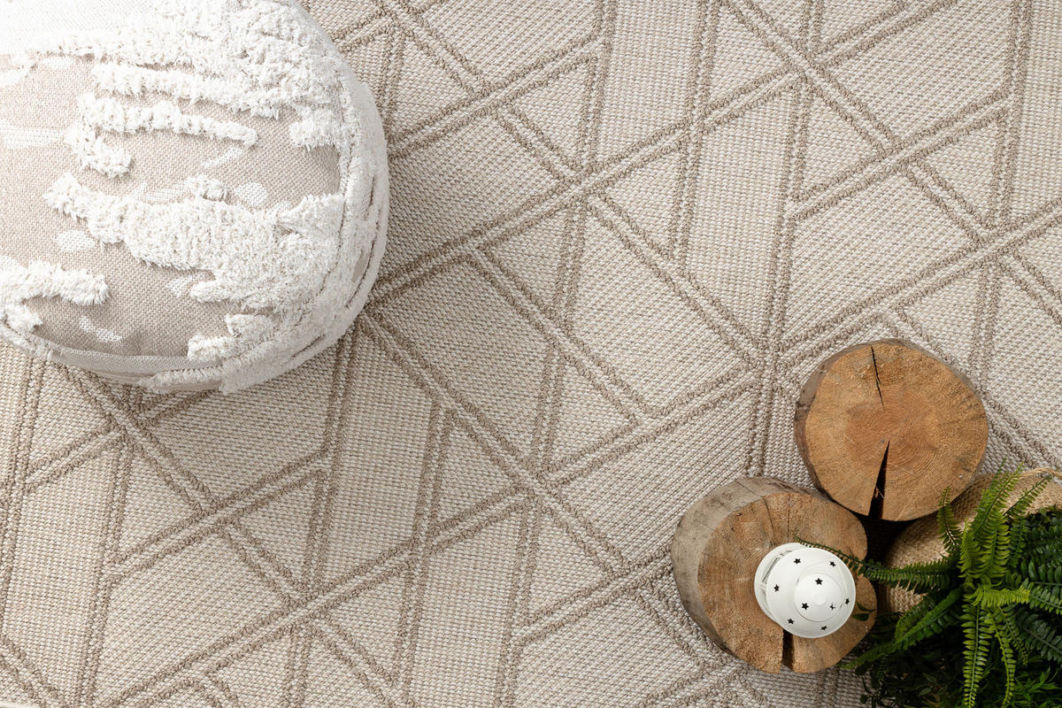 TEPPICH Origi 180/270 cm - Beige, Textil (180/270cm) - rugsX