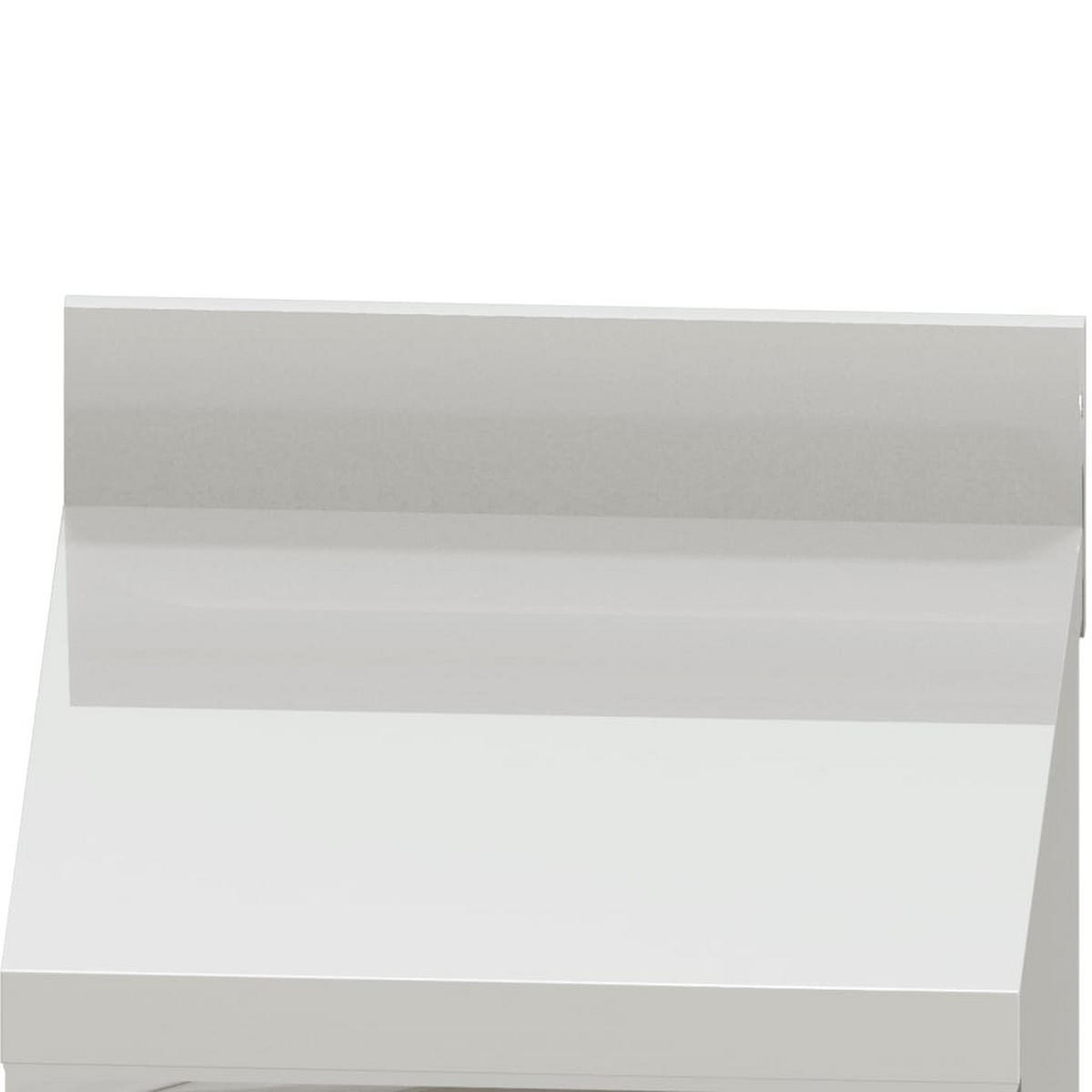 KÜCHENSCHRANK Gewerbe Mit 2 Schubladen 50/60/96 Cm - Silberfarben, Metall (60/96/50cm) - vidaXL