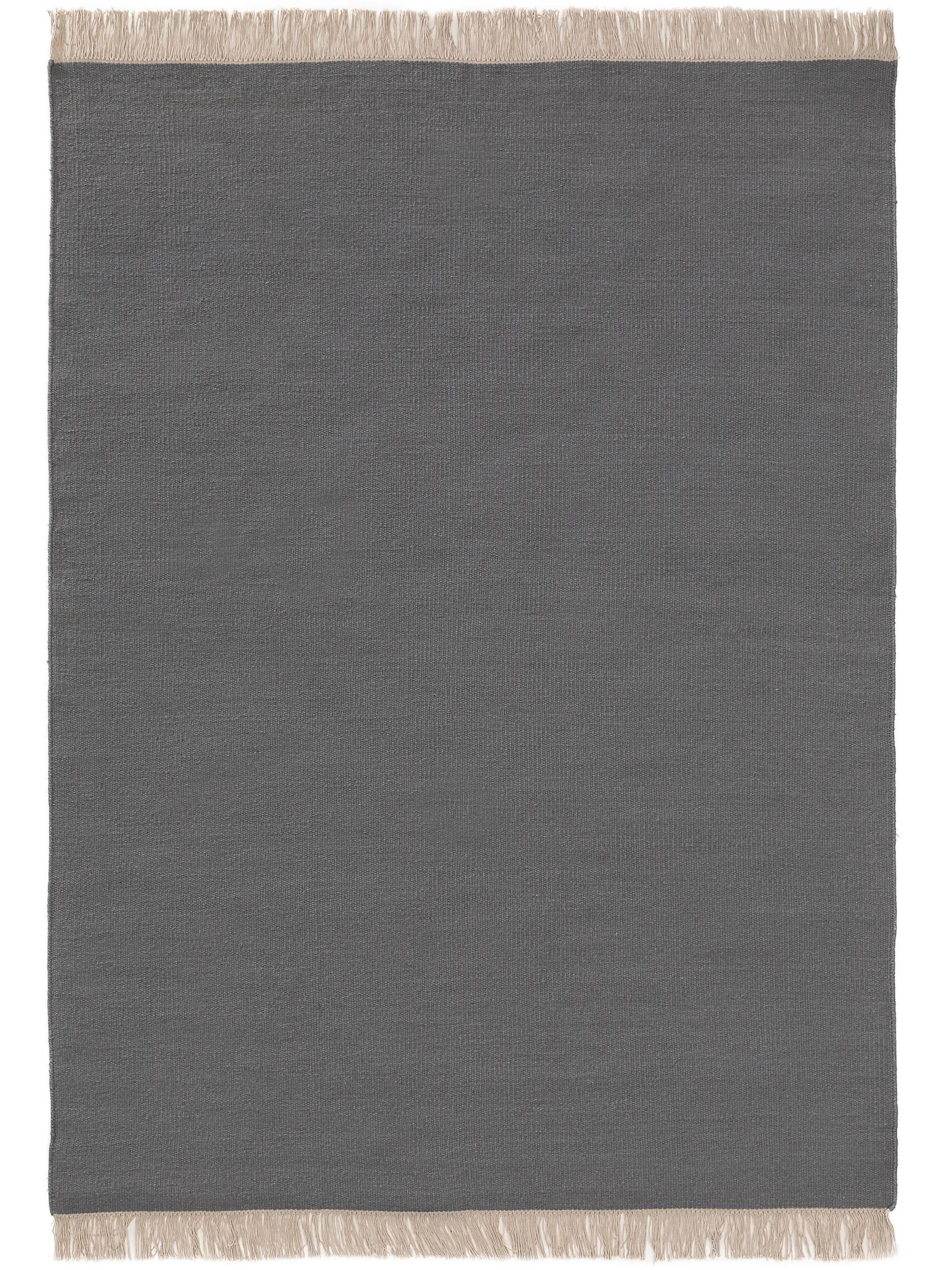 benuta Wollteppich Grau 170x240 cm