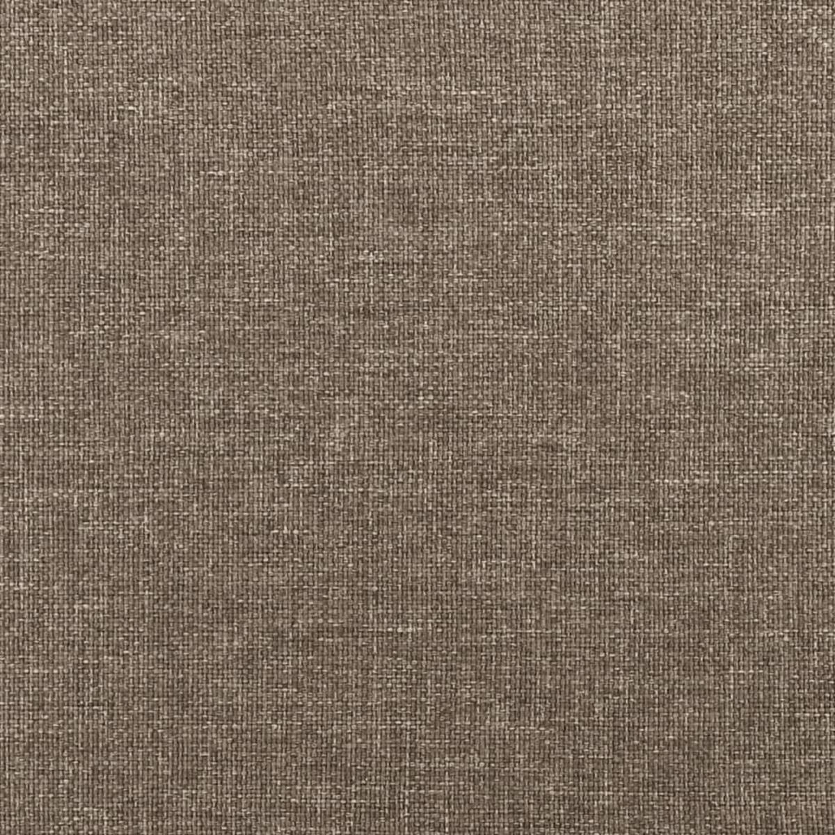 KOPFTEILE 2er set Taupe 100/5/78/88 Cm Stoff - Taupe, Textil (5/88/200cm) - vidaXL