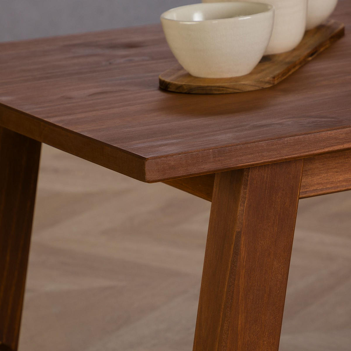 COUCHTISCH LUZERNA - Dunkelbraun, Holz (60/110/45cm) - IDIMEX