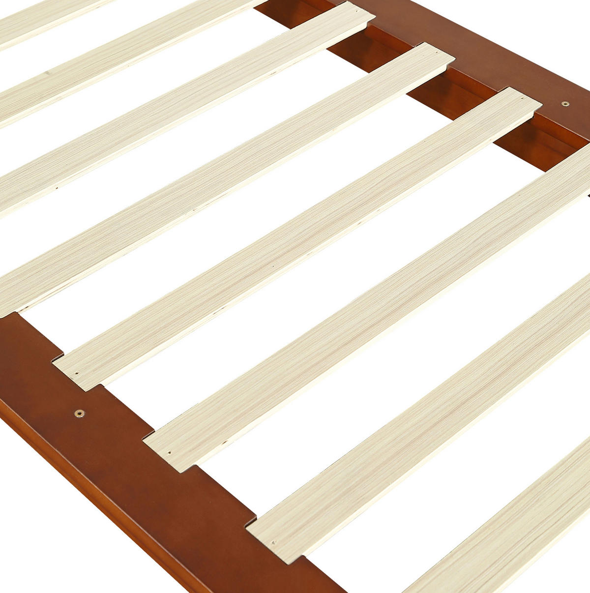 POLSTERBETT 90/200 cm Dunkelbraun aus Holz und Stoff mit gepolsterter Rückenlehne - Braun, Textil (90/200cm) - OKMYHOME