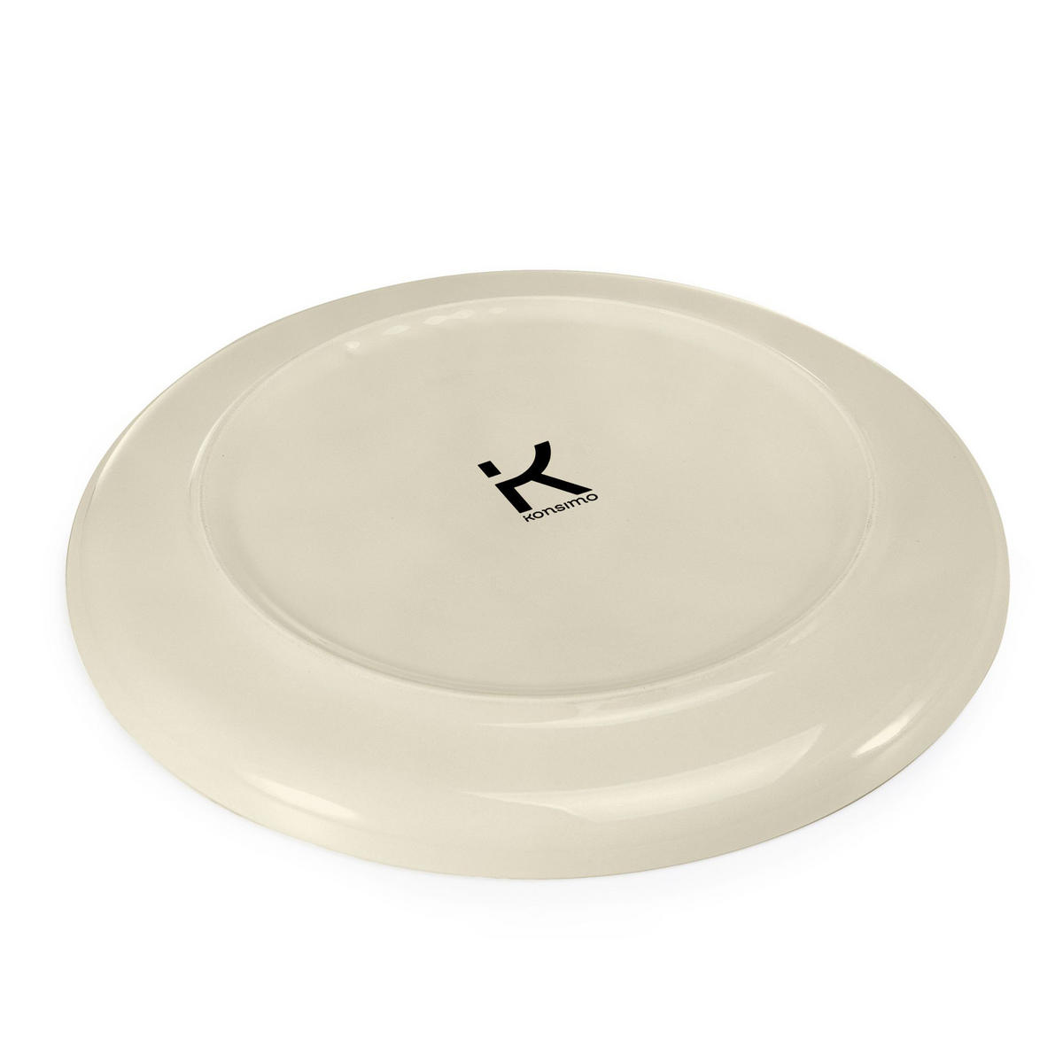 TELLER-SET VICTO 6-tlg Dessertteller - Beige, Keramik (20/2/20cm) - KONSIMO®