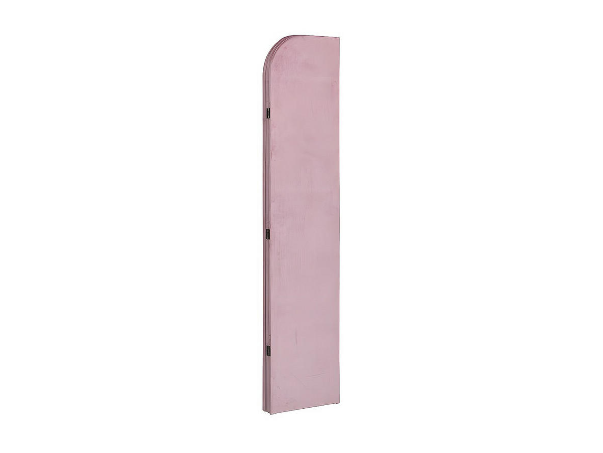 PARAVENT - 120 cmcm x 2 cmcm - Samt - Rosa - VELVET - Pink, Textil (120/180/2cm) - Vente-Unique