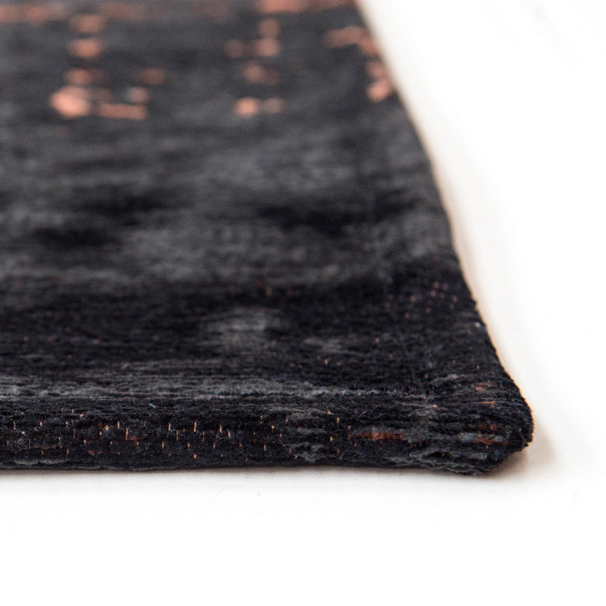 TEPPICH Soho Copper Mad Men 140/200 cm - Schwarz, Textil (140/200cm) - Louis De Poortere