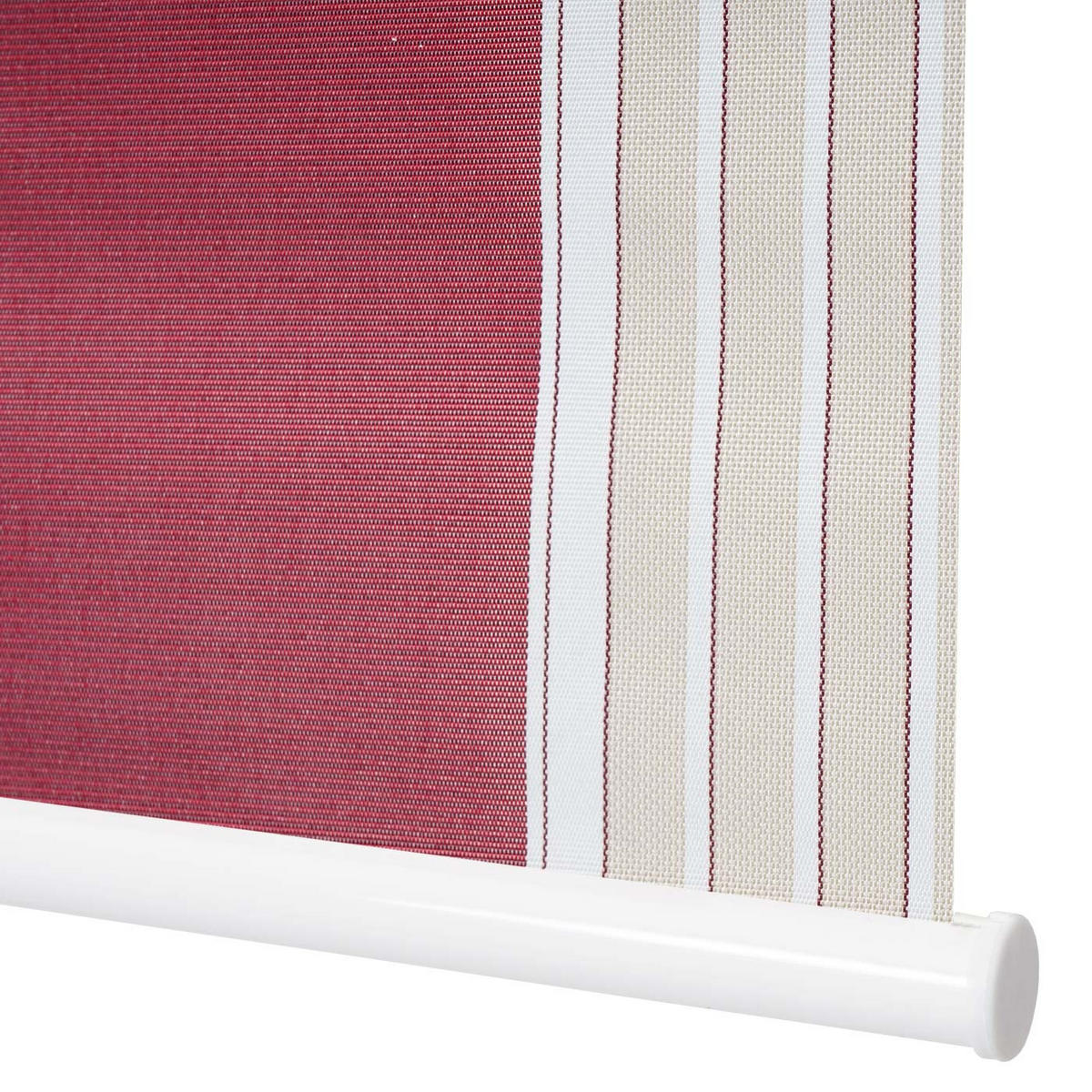 ROLLO Rot, Weiß, Beige - Beige/Rot, Textil (90/230/7cm) - MCW