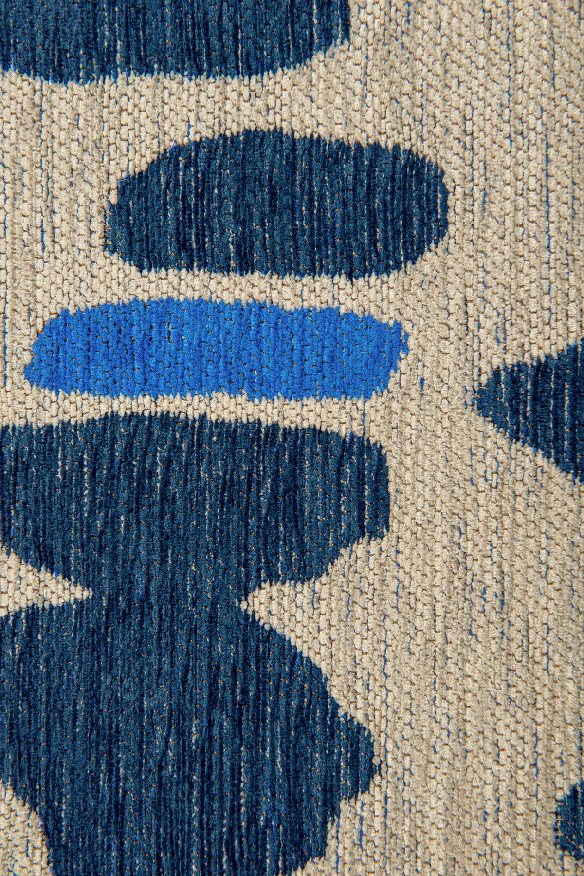 TEPPICH Flachgewebe LOLA Blau 140x200 cm - Blau, Textil (140/200cm) - Novatrend