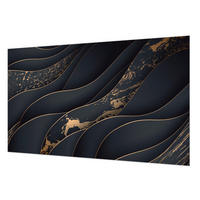 FOTOTAPETE 416x254 cm - Elegante Wellen - Weiß, Textil (416/254cm) - Wallfluent