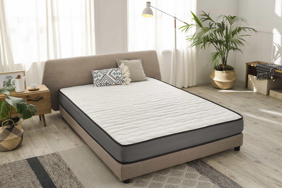MATRATZE Multi Flex Care - 21cm 135X190cm - Weiß, Textil (135/190cm) - Moonia