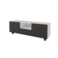 LOWBOARD KITO-S 140x50x41 cm - Weiß / Schwarz - Schwarz/Weiß, Holzwerkstoff (140/50/41cm) - ALTDECOR
