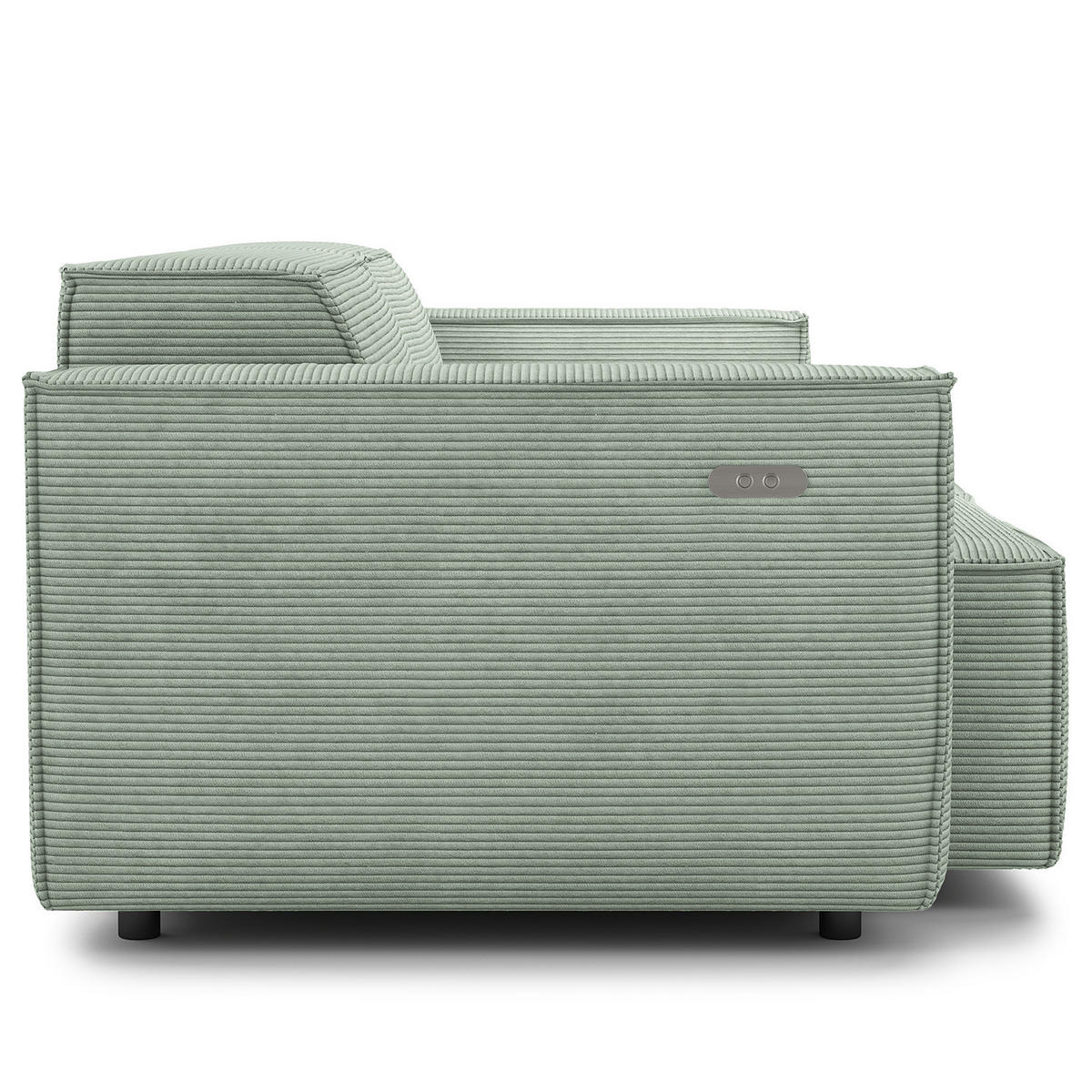 2,5-SITZER SOFA - Mintgrün, Textil (223/70/96cm) - home24