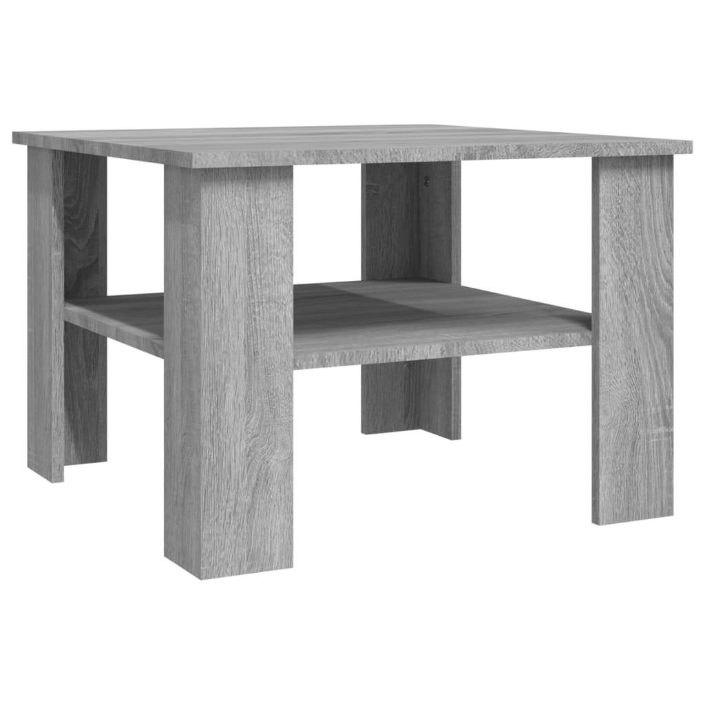 COUCHTISCH Grau Sonoma 60x60x42 cm Holzwerkstoff - Grau, Holzwerkstoff (60/60/42cm) - furnicato