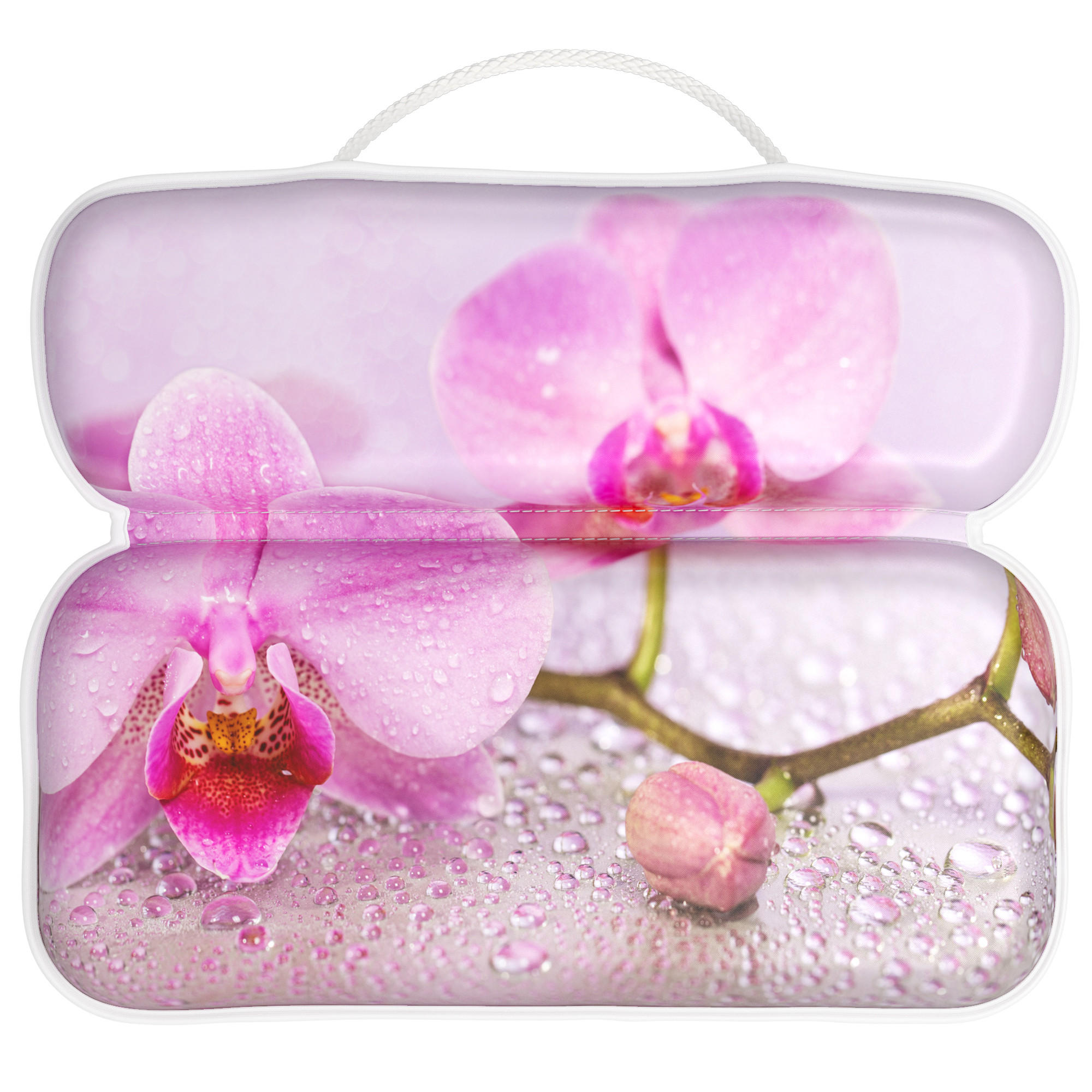 BADEWANNENKISSEN Blooming - Rosa, Kunststoff (39/5.5cm) - Sanilo