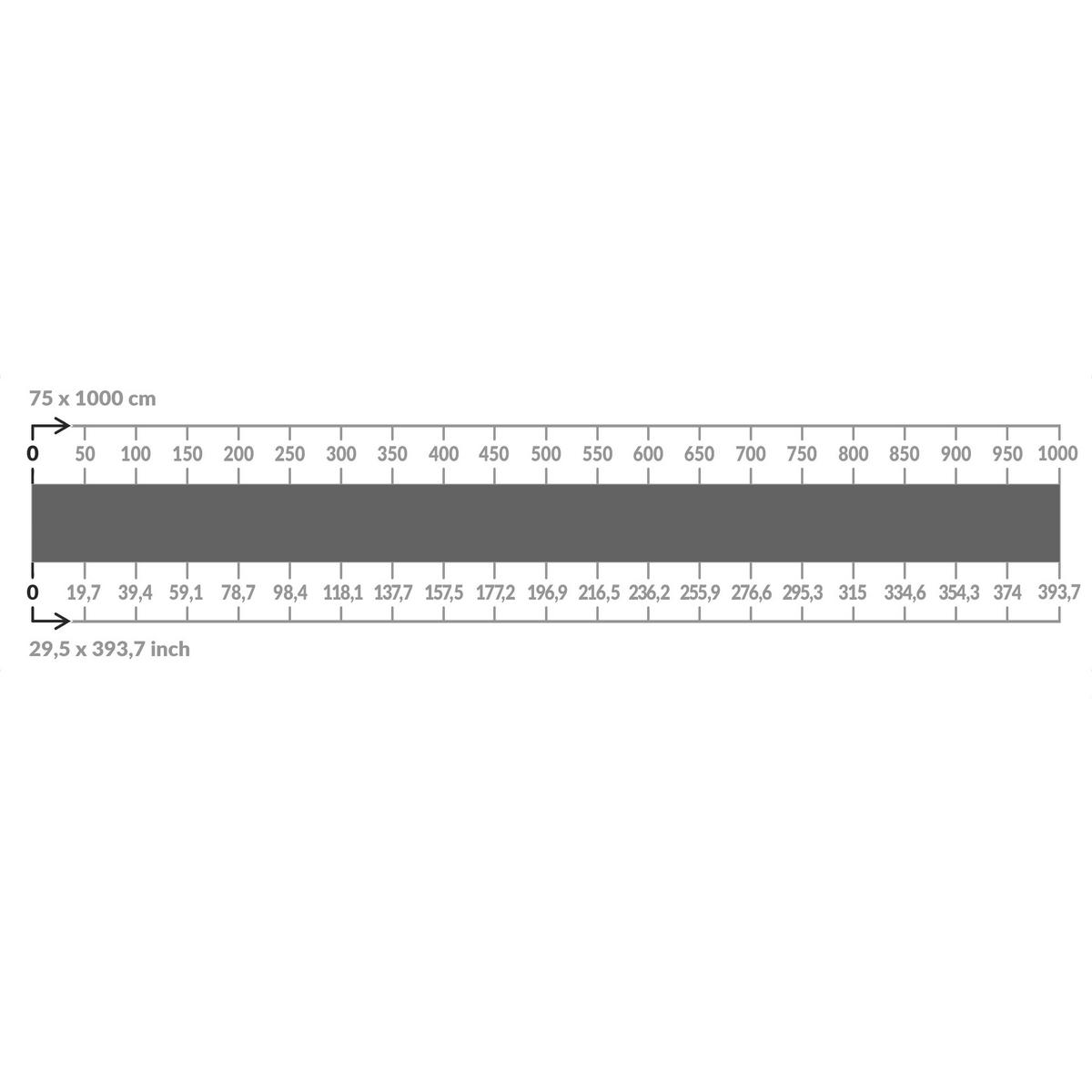 BALKON SICHTSCHUTZ Dunkelgrau 200/75 cm - Grau, Kunststoff (200/75cm) - Bilderwelten