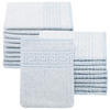 WASCHHANDSCHUH, 20er-Set, 16x22 cm, 80% Baumwolle, 20% Polyester, Blau - Blau, Naturmaterialien (16/22cm) - Zollner