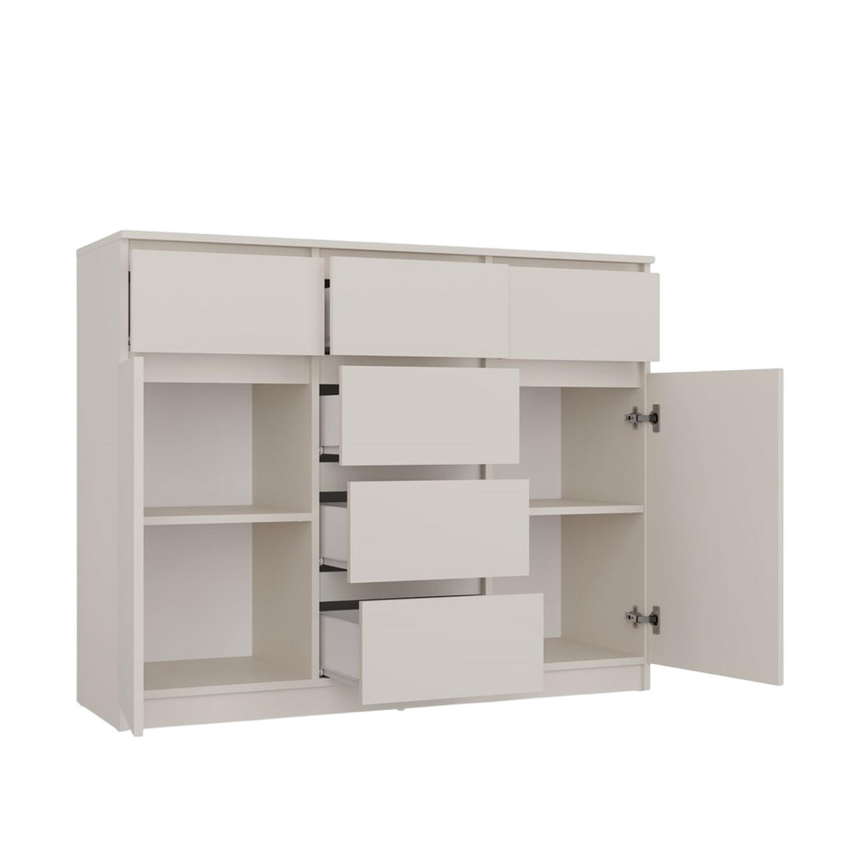 KOMMODE Kaschmir 120/96,5/40 - Kaschmir, Holzwerkstoff (120/97/40cm) - RAUMHIRSCH FURNITURE