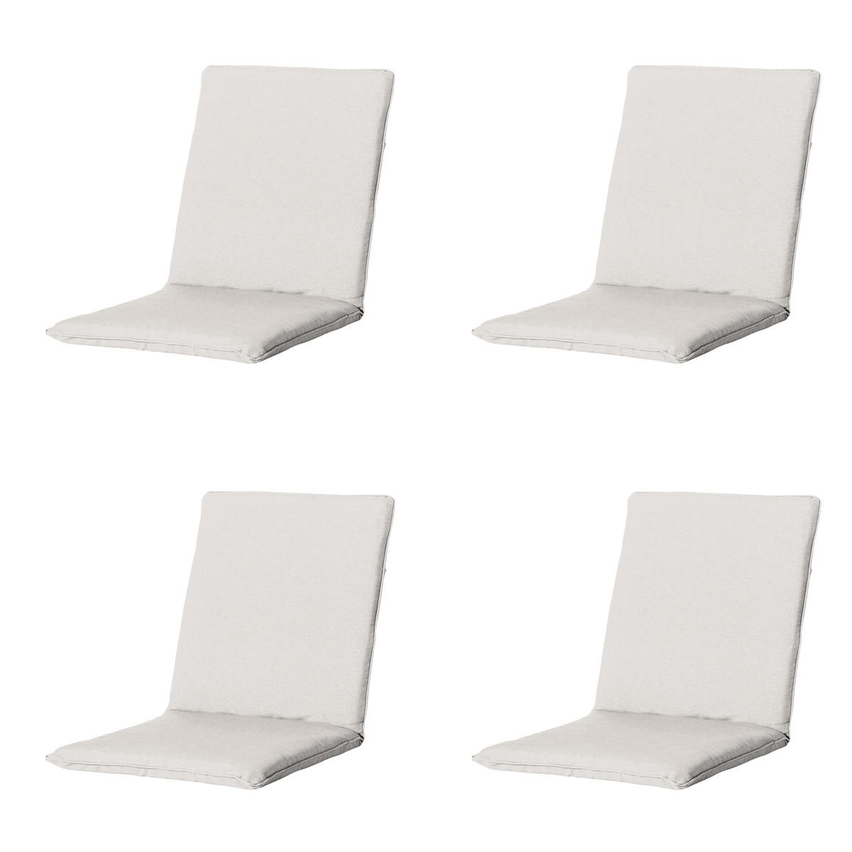 GARTENSTUHLKISSEN Neapel 97/49 cm 4er-Set - Beige, Textil (49/6/97cm) - Madison