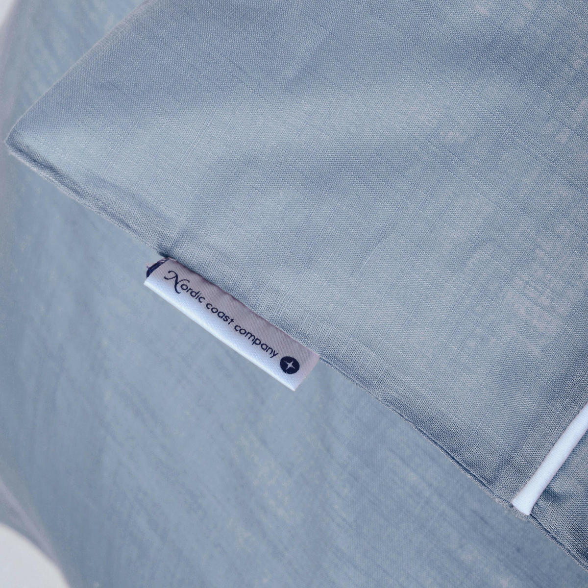 BABYBETTWÄSCHE Blau Grau - Blau, Textil (80/80cm) - nordic coast company
