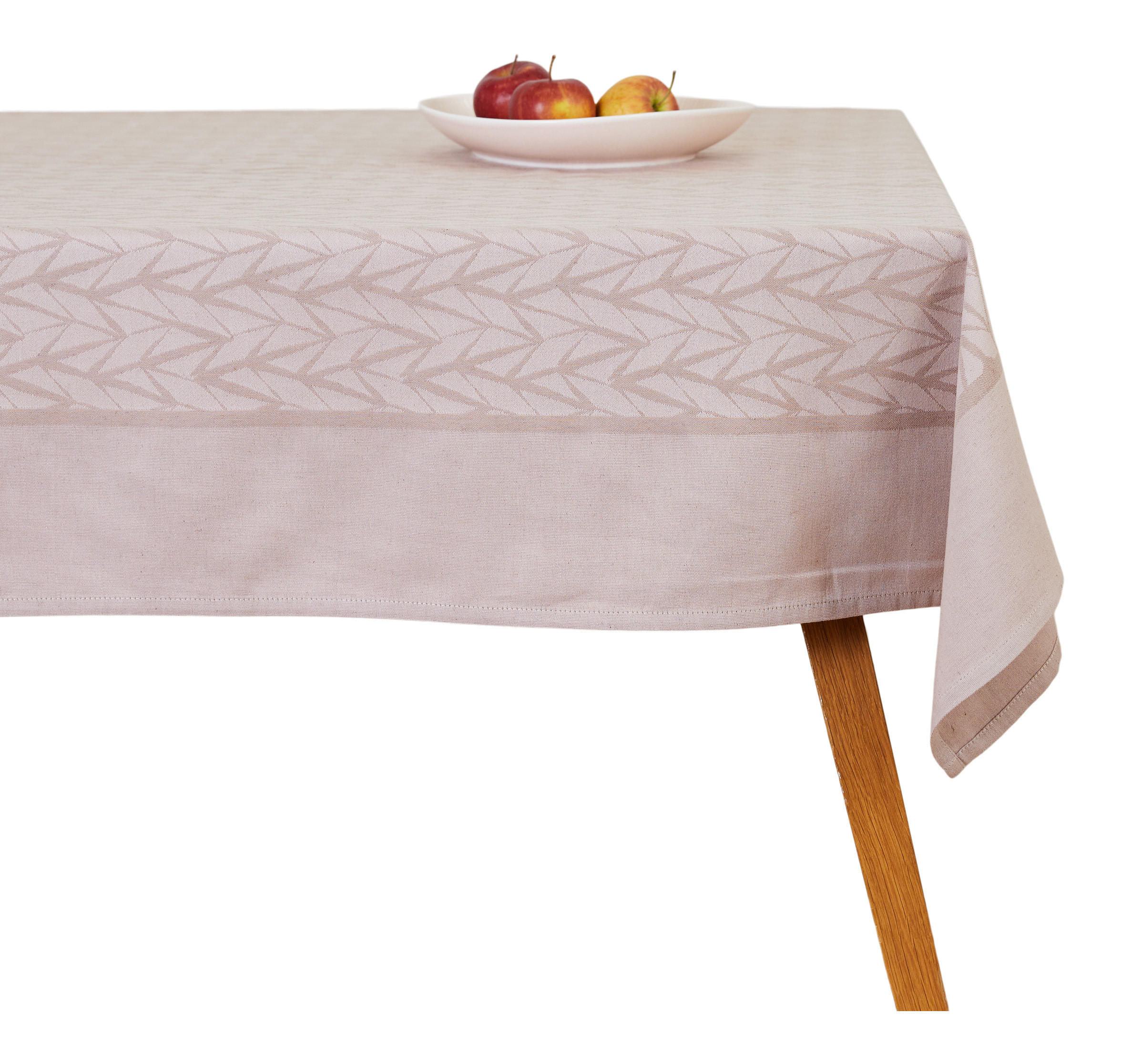 TISCHDECKE Bafe - Braun, Textil (220/145/1cm) - home&you