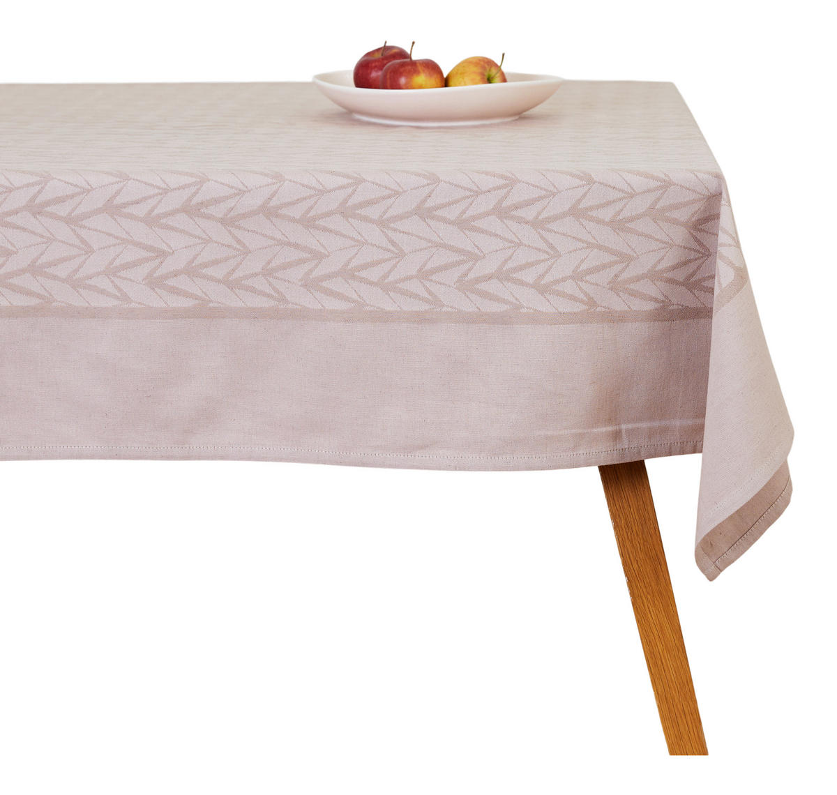 TISCHDECKE Bafe - Braun, Textil (220/145/1cm) - home&you
