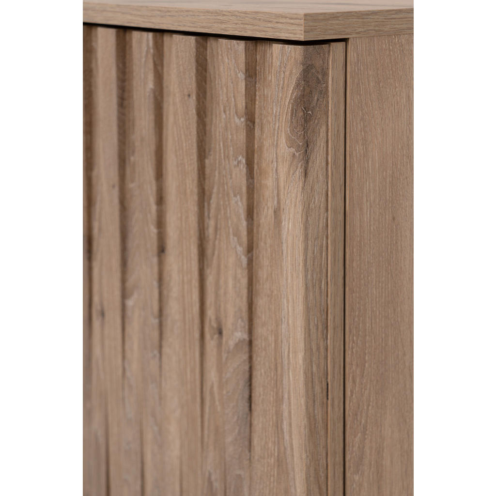 Thumbnail - Furn.Design Kommode, Eiche, Metall, Nachbildung,Eiche, Uni, Holz Optik, 1 Fächer, 4 Schubladen, eckig, 84x85x40 cm, Wohn...